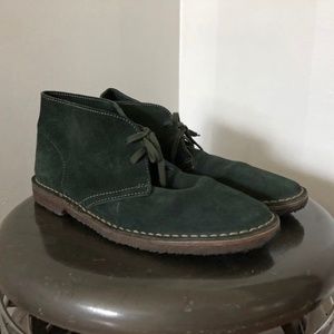 Men J. Crew MacAlister Boot Green Suede 10